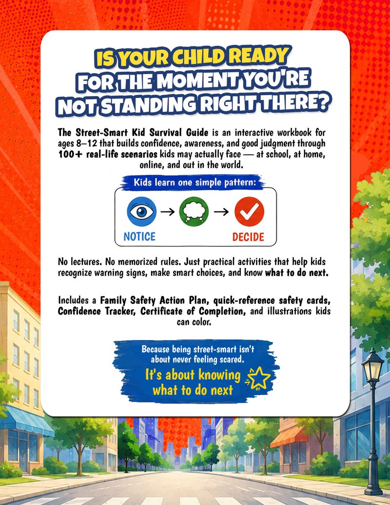 Back cover of The Street-Smart Kid Survival Guide