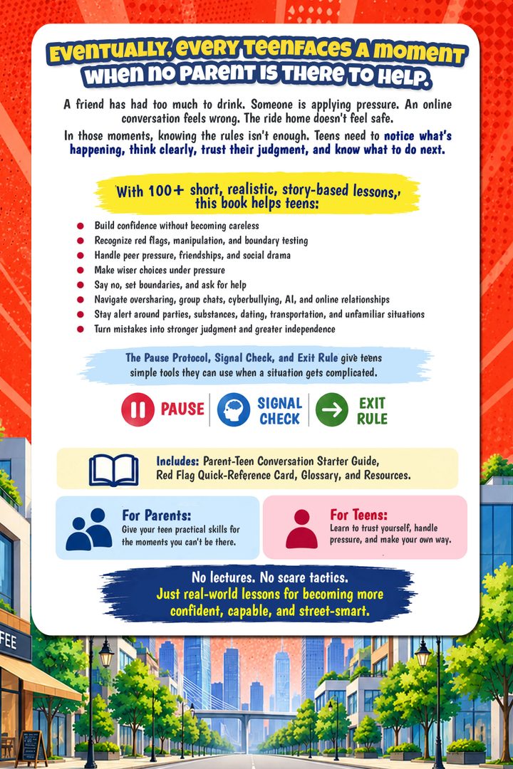Back cover of How to Raise Street-Smart Teens